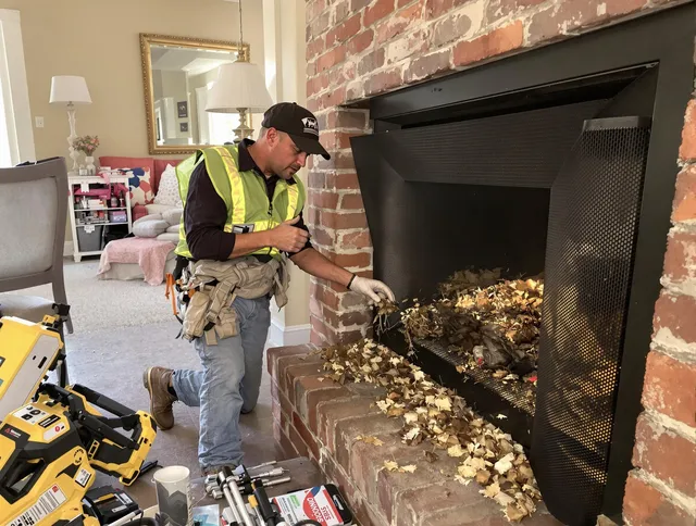 Safe screening installation by Plainville Chimney Sweep in Plainville, CT