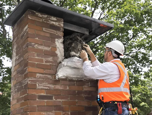 Humane removal of debris and animals by Plainville Chimney Sweep in Plainville, CT