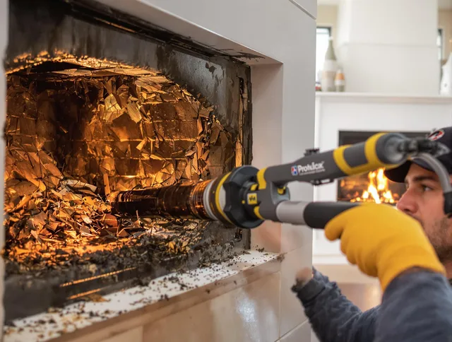 Professional chimney cleaning by Plainville Chimney Sweep in Plainville, CT