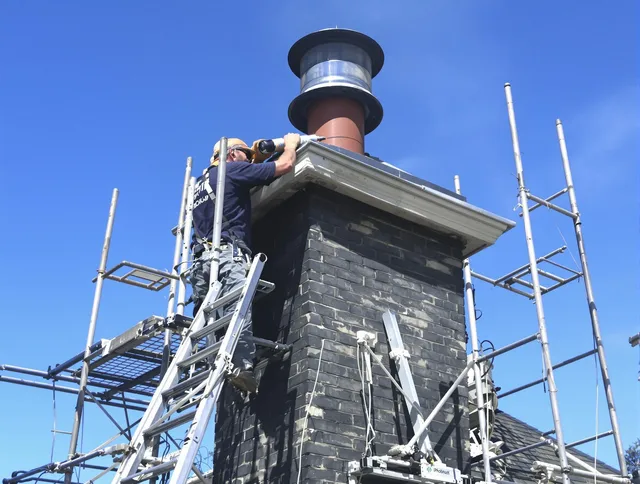 Sturdy chimney crown finished by Plainville Chimney Sweep in Plainville, CT