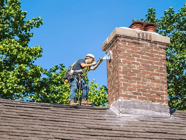 Plainville Chimney Sweep performing an inspection with advanced tools in Plainville, CT