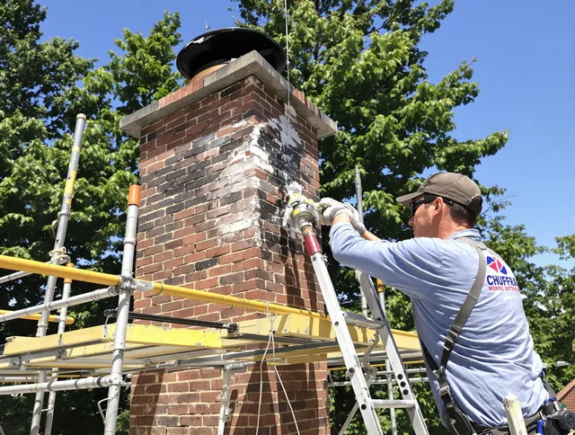 Structural chimney repair by Plainville Chimney Sweep in Plainville, CT