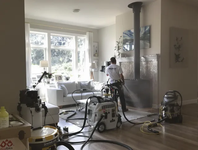 Soot removal service by Plainville Chimney Sweep for a fireplace in Plainville, CT